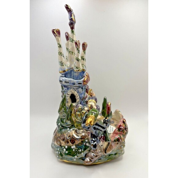 Heather Goldminc Bluesky Clayworks Princess & Frog Castle Musical Tea Lite - Picture 6 of 16